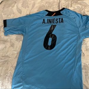 Andres Iniesta Spain (Away) Jersey 2012